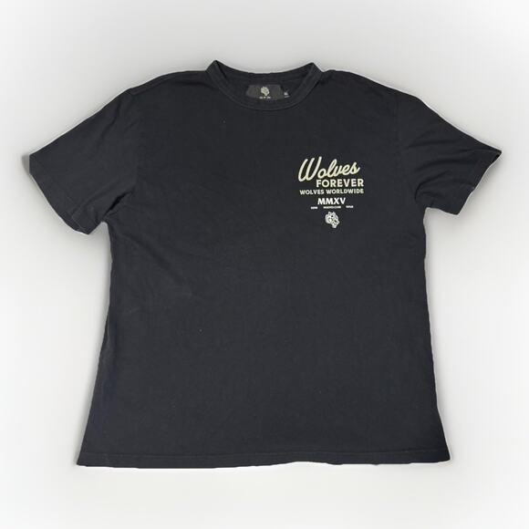 Darc Sport Wolves Worldwide Wolves Forever Tee XL Black Limited 581/1000 - Picture 1 of 6